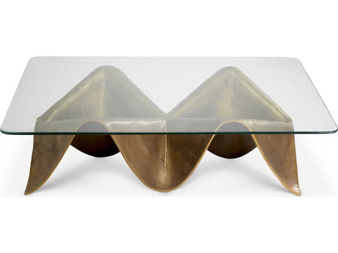 Eichholtz Angelico Vintage Brass Coffee Table