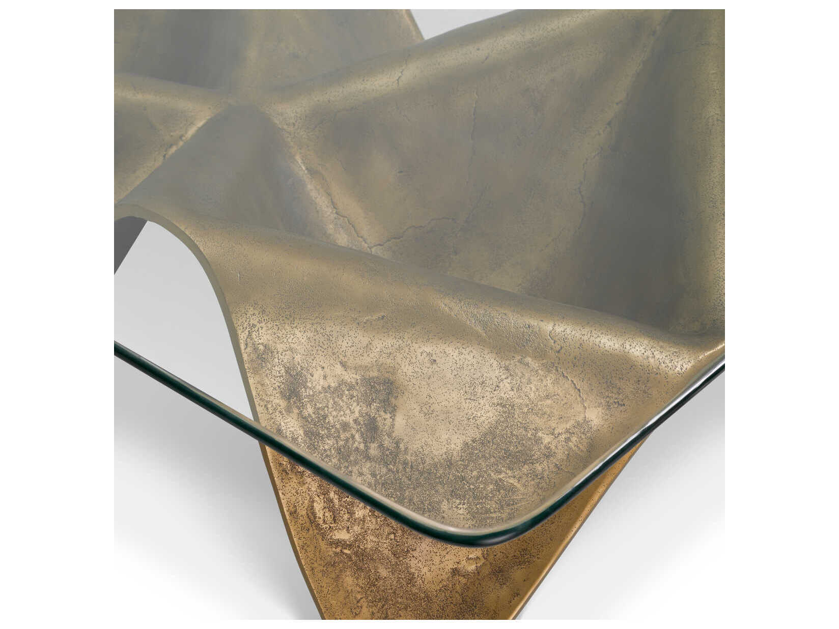 Eichholtz Angelico Vintage Brass Coffee Table