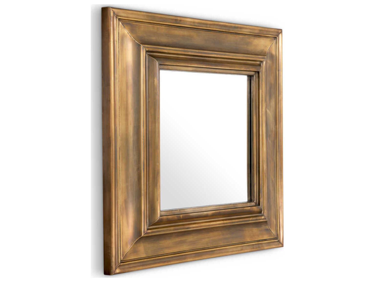 Eichholtz Sanoma L Vintage Brass Mirror