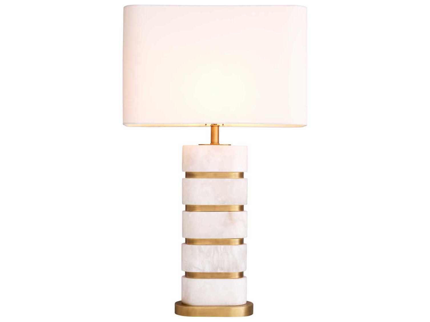 Eichholtz Newall Alabaster Incl Shade Table Lamp