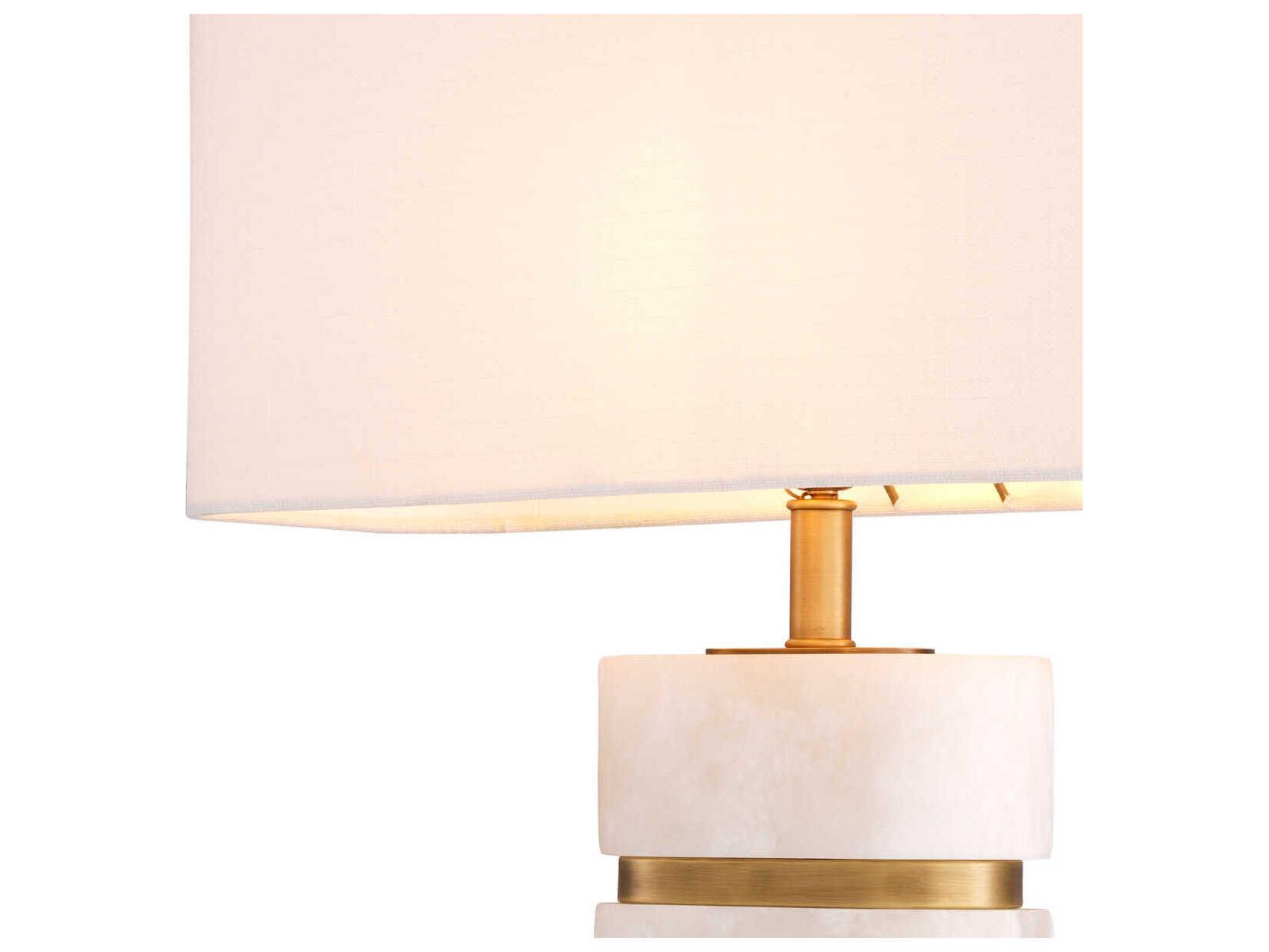 Eichholtz Newall Alabaster Incl Shade Table Lamp