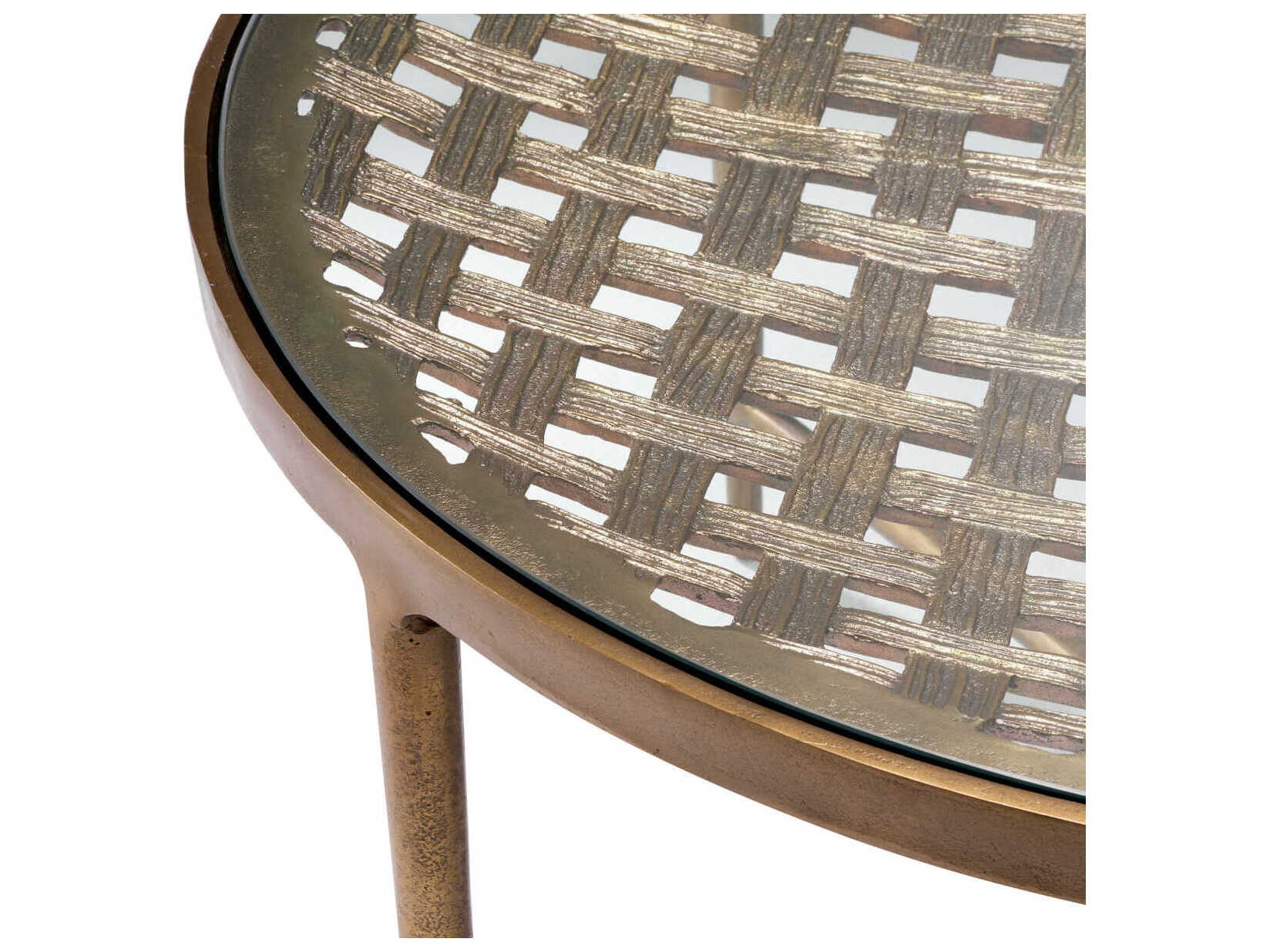 Eichholtz Sorrento Antique Brass Coffee Table