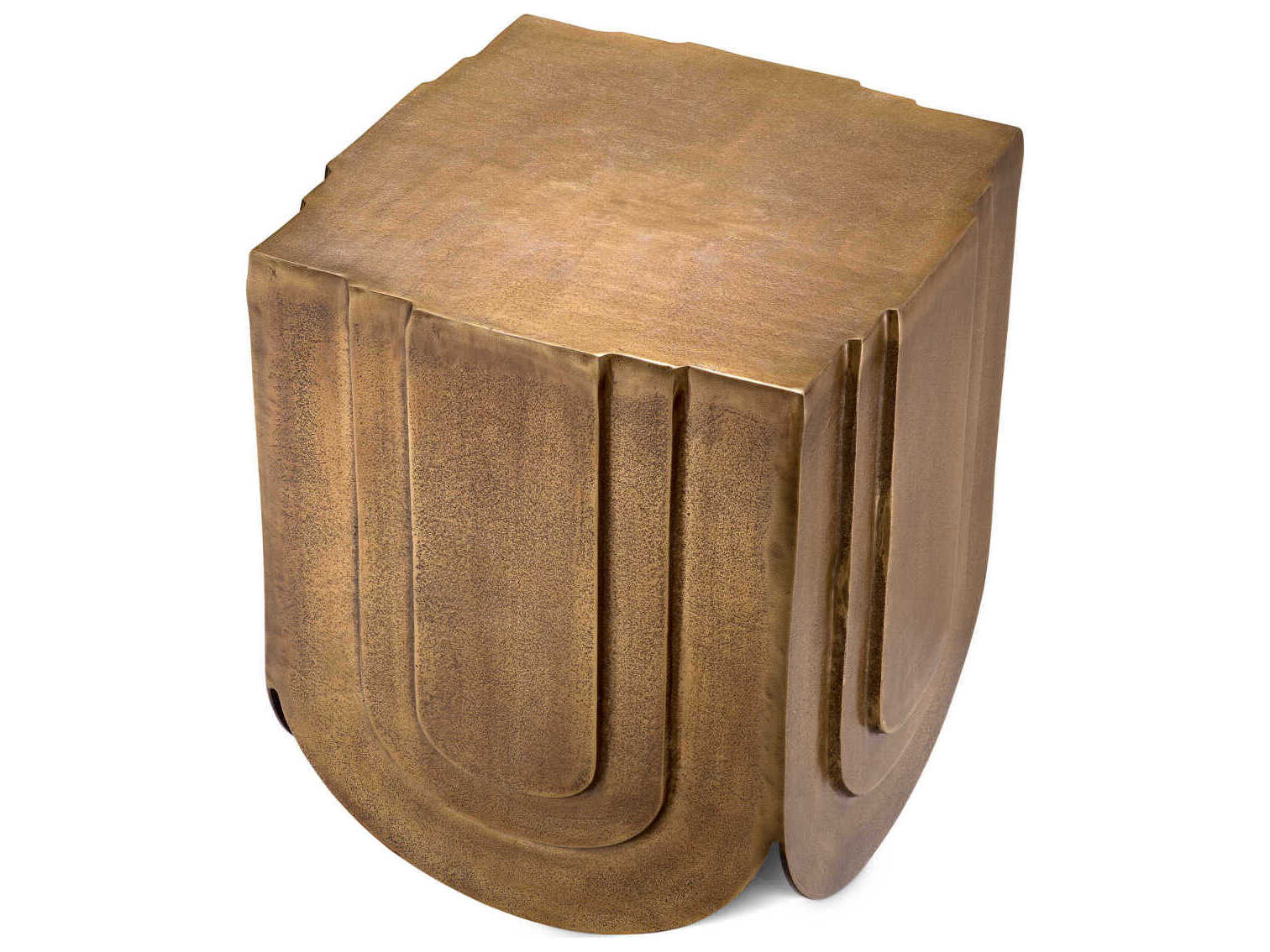 Eichholtz Gubbio Antique Brass Side Table