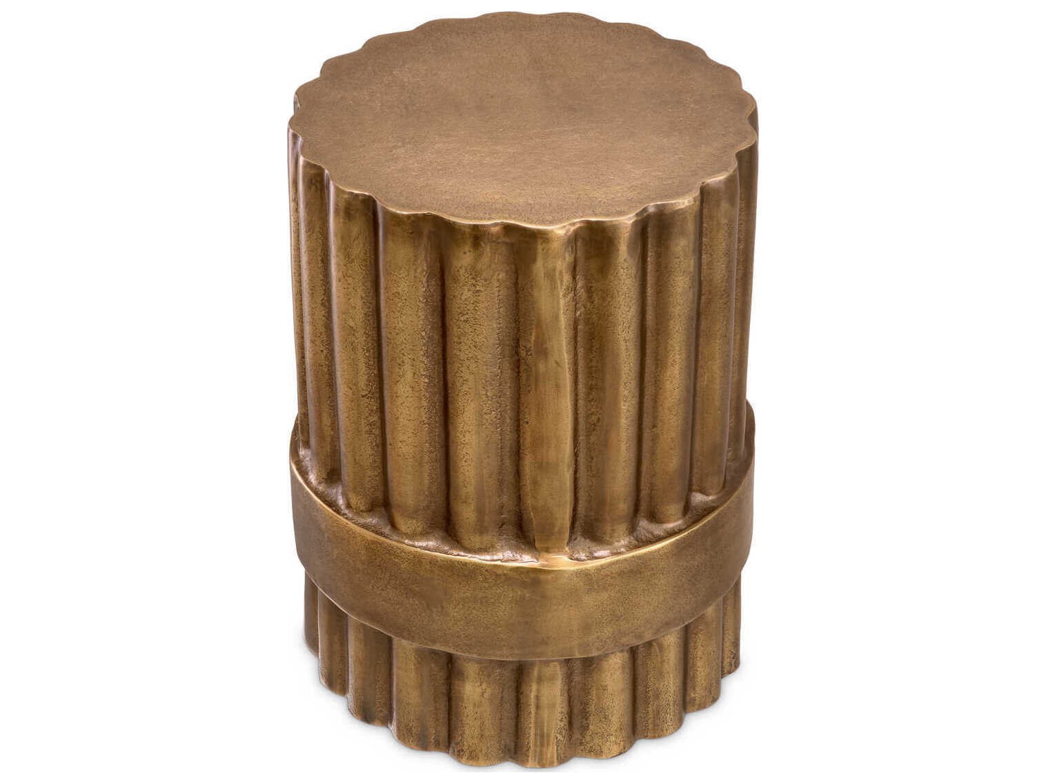 Eichholtz Padua S Antique Brass Side Table