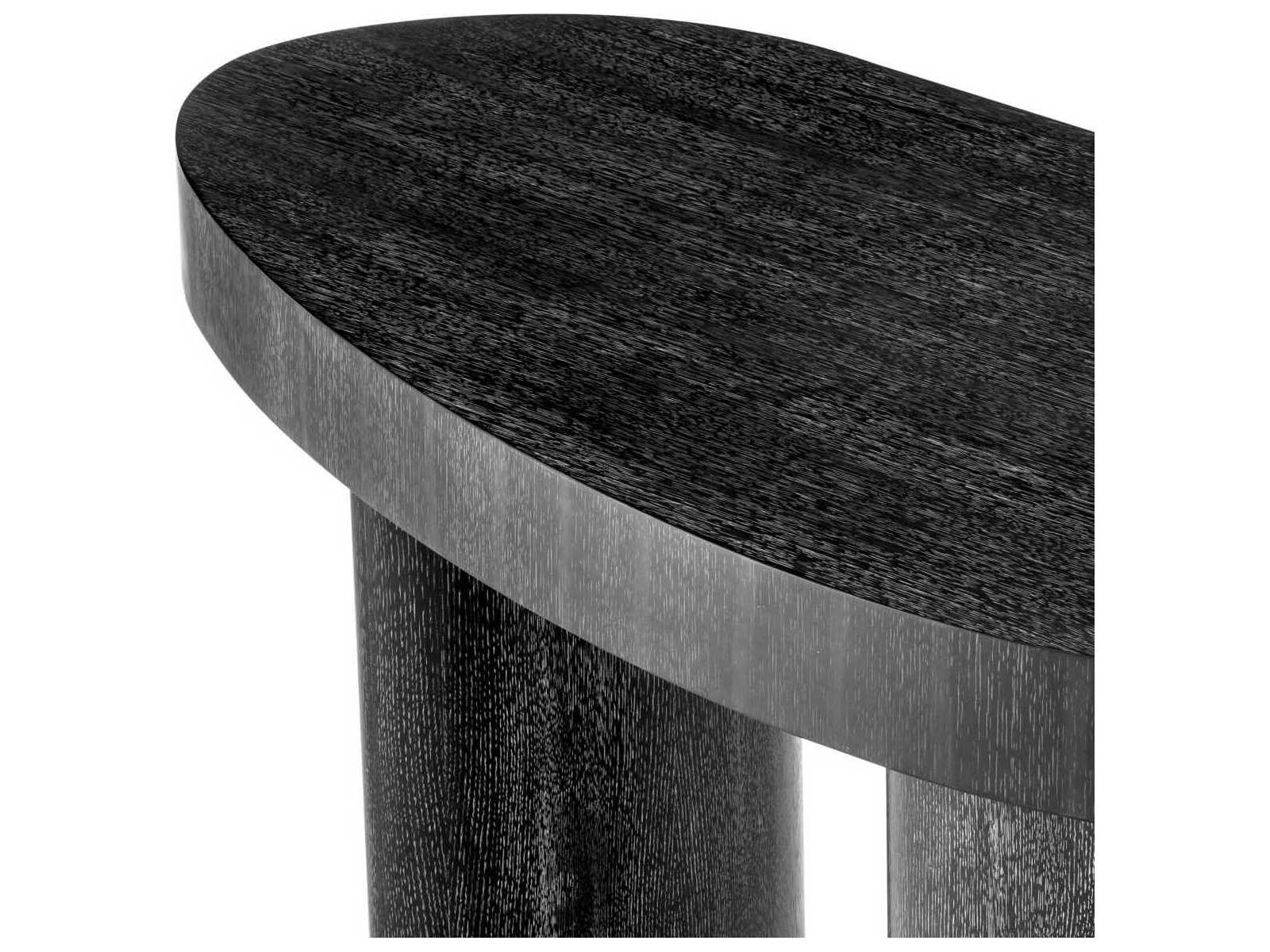 Eichholtz Vence Charcoal Grey Oak Veneer Desk
