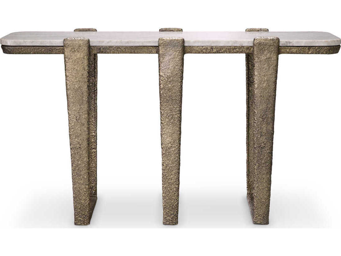 Eichholtz Orinda Antique Brass Console Table