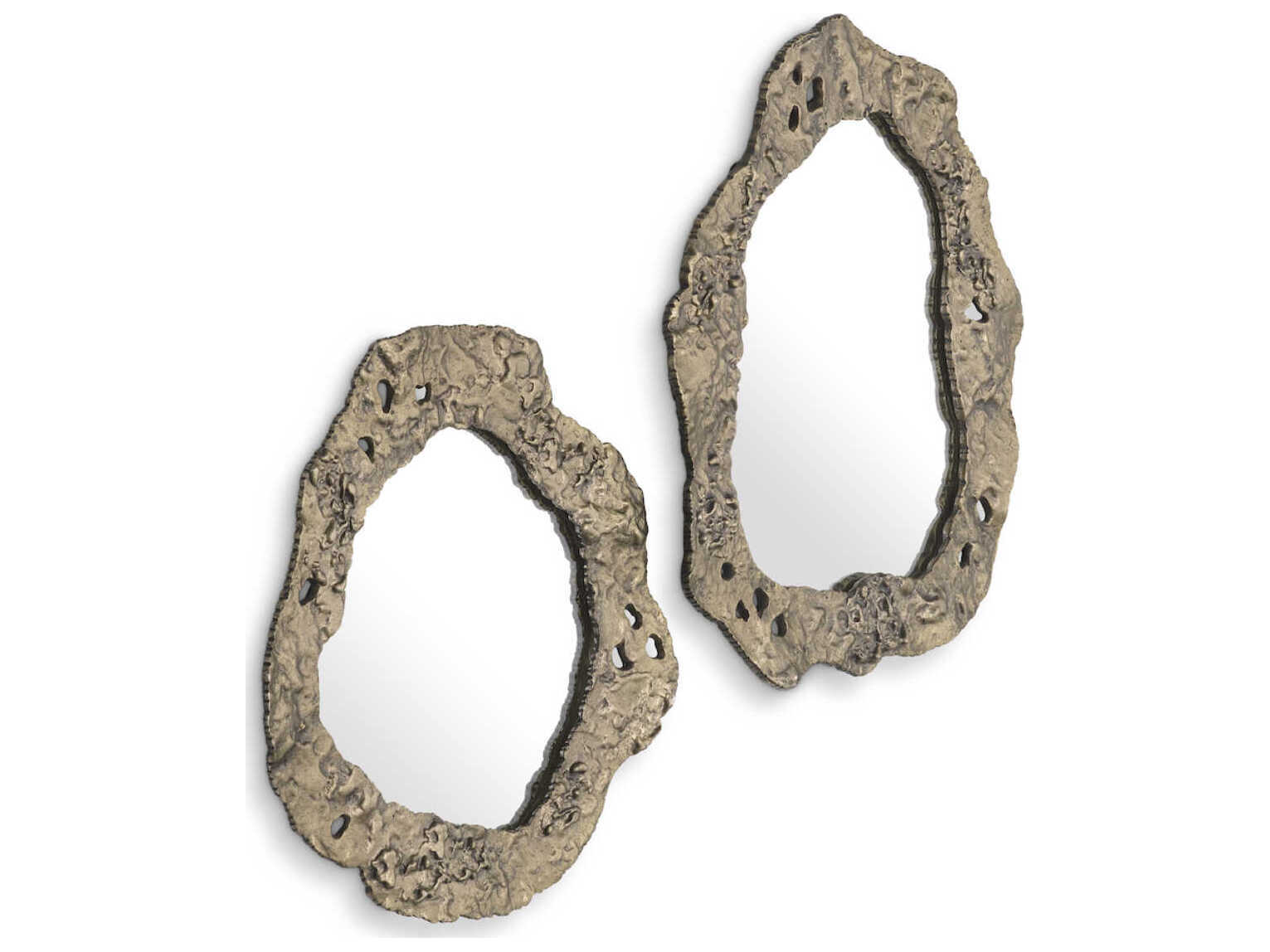 Eichholtz Foggia Antique Brass Set of 2 Mirror