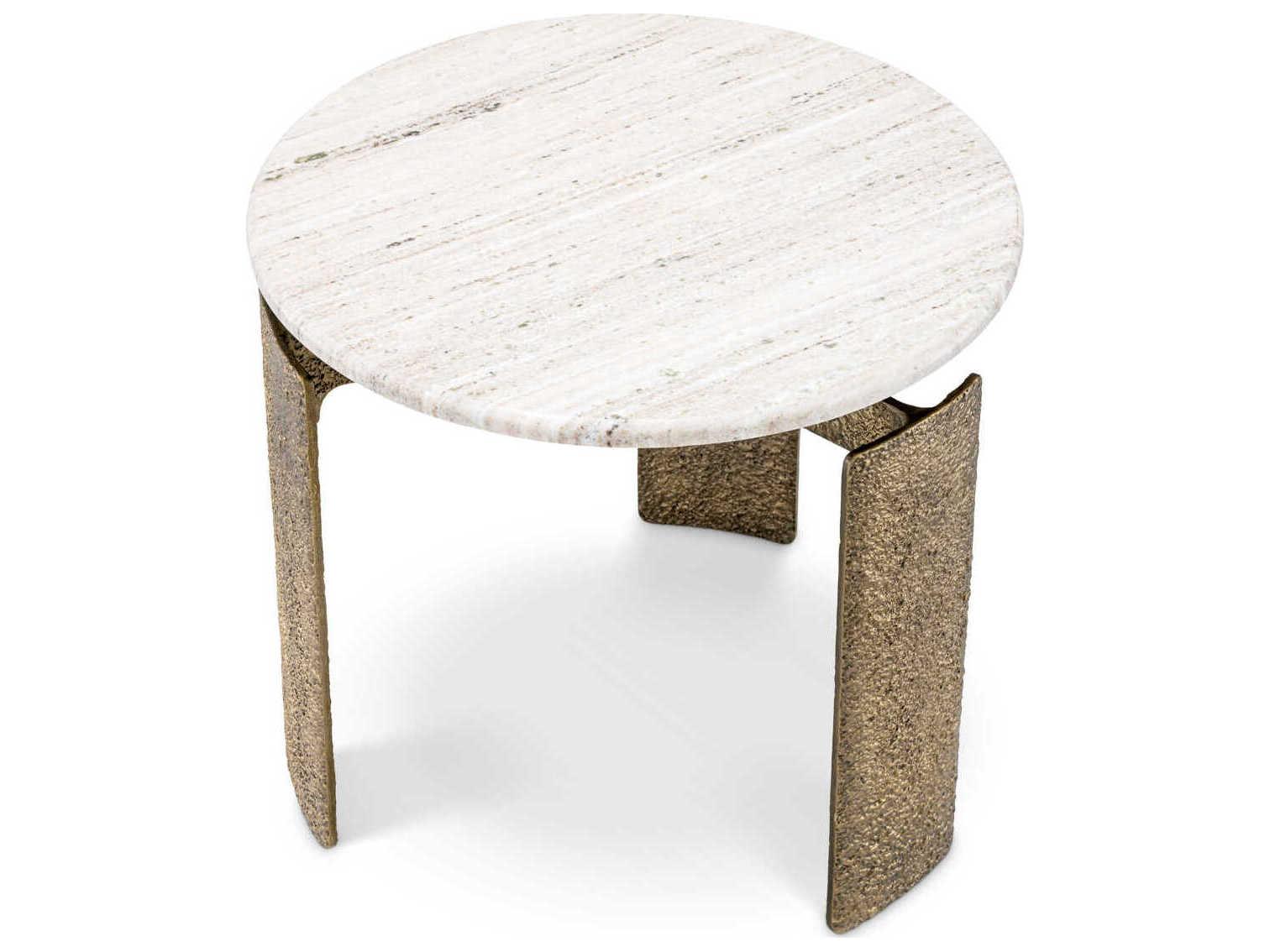 Eichholtz Bodega Antique Brass Side Table