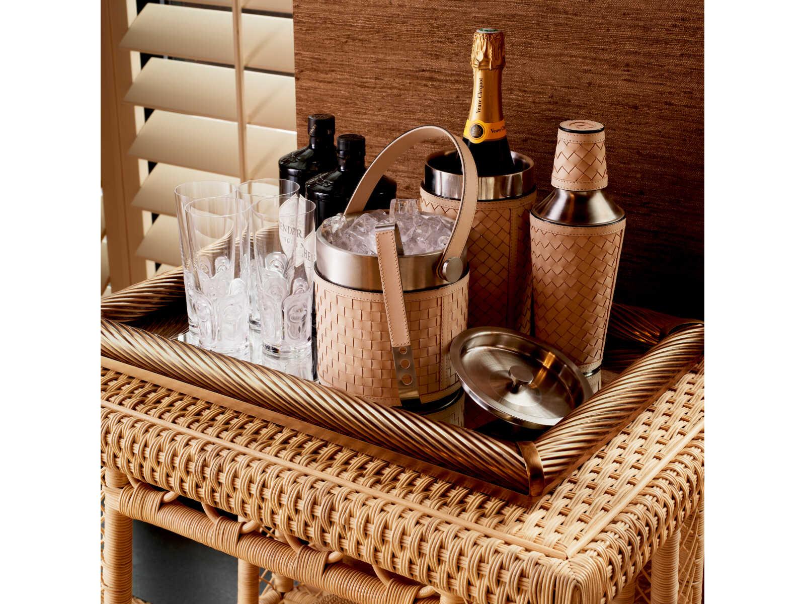 Eichholtz Salvi Rectangular S Vintage Brass Tray