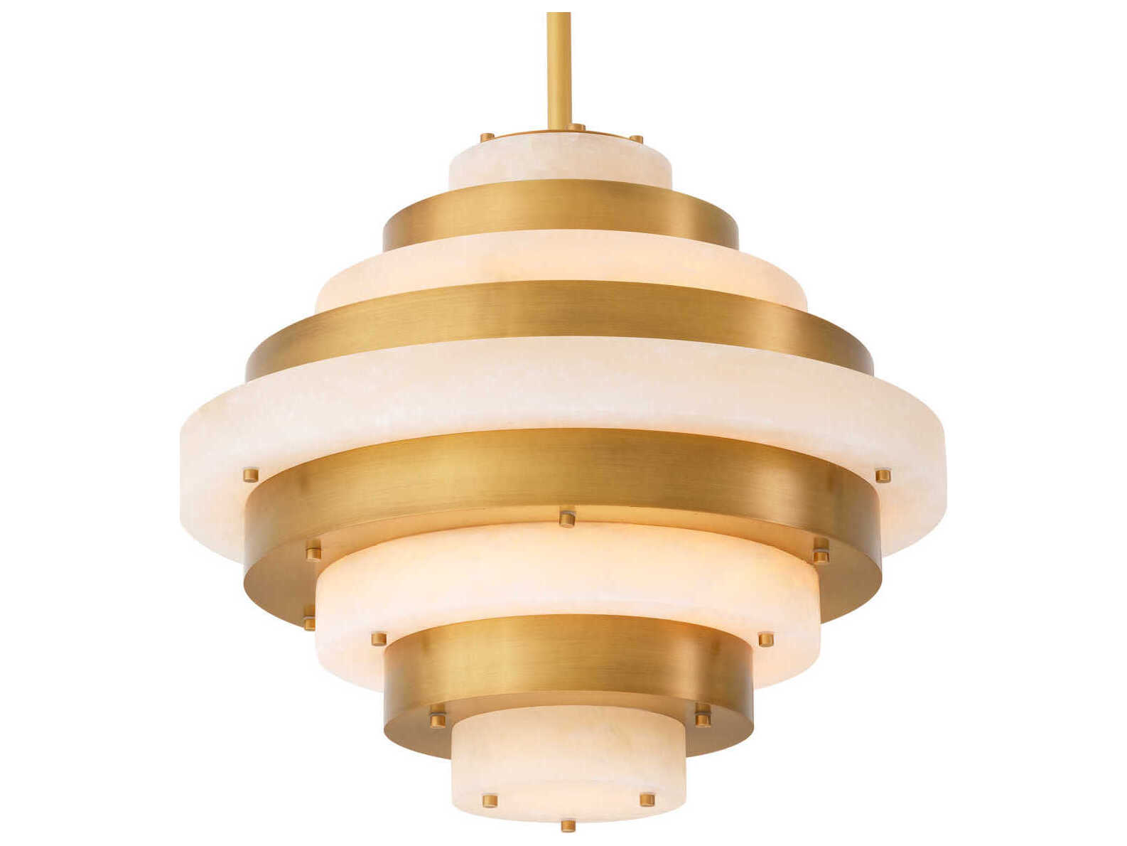 Eichholtz Lazzari Antique Brass Chandelier