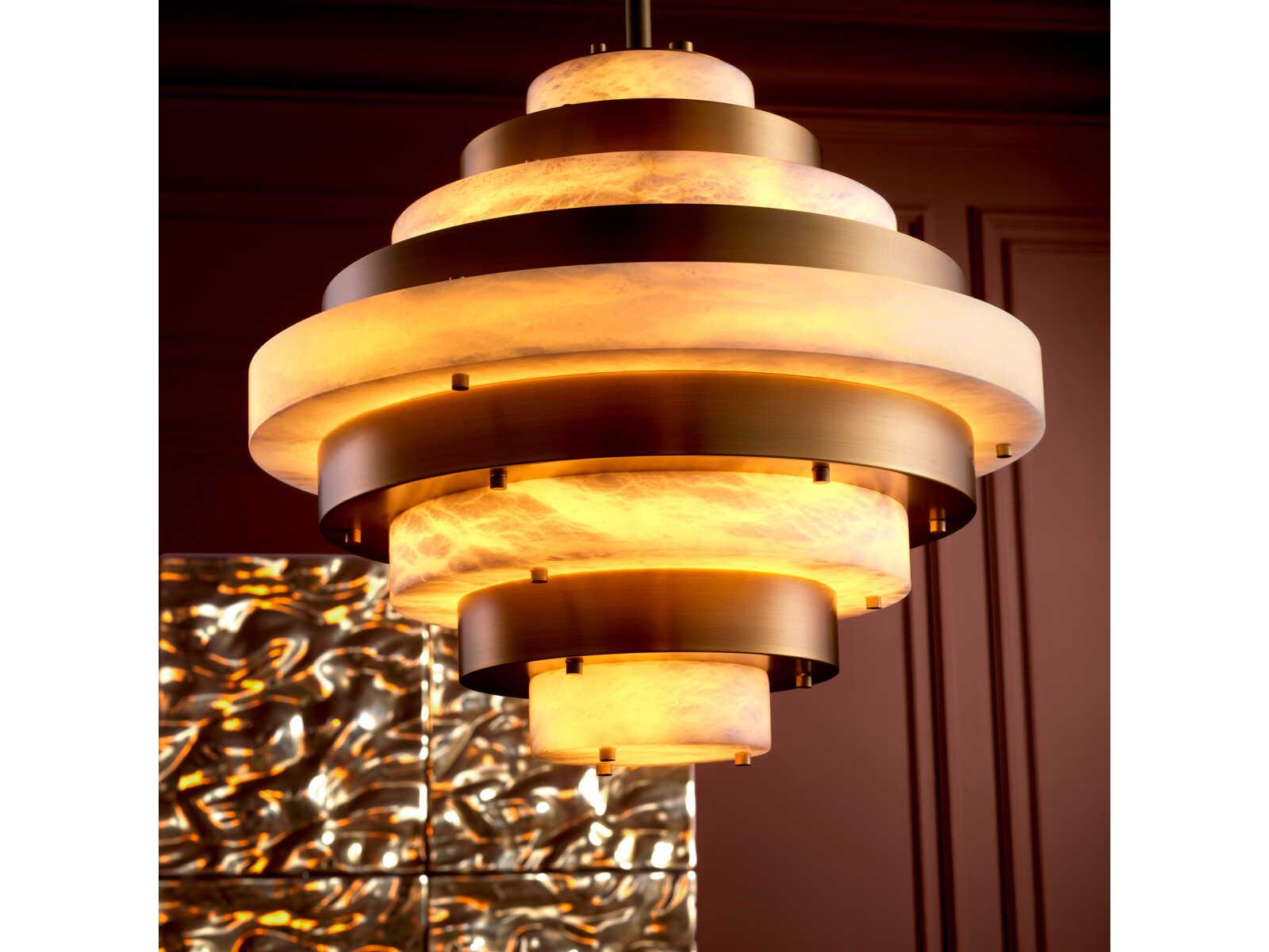 Eichholtz Lazzari Antique Brass Chandelier