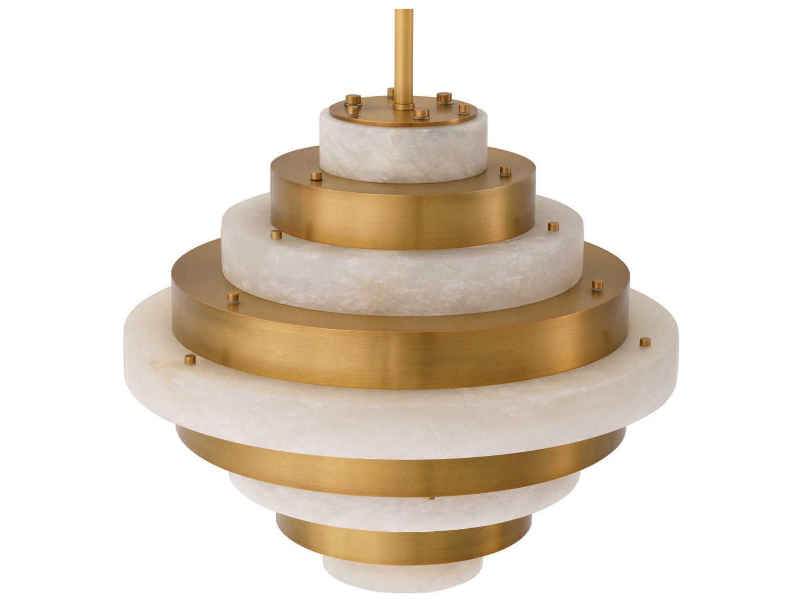 Eichholtz Lazzari Antique Brass Chandelier