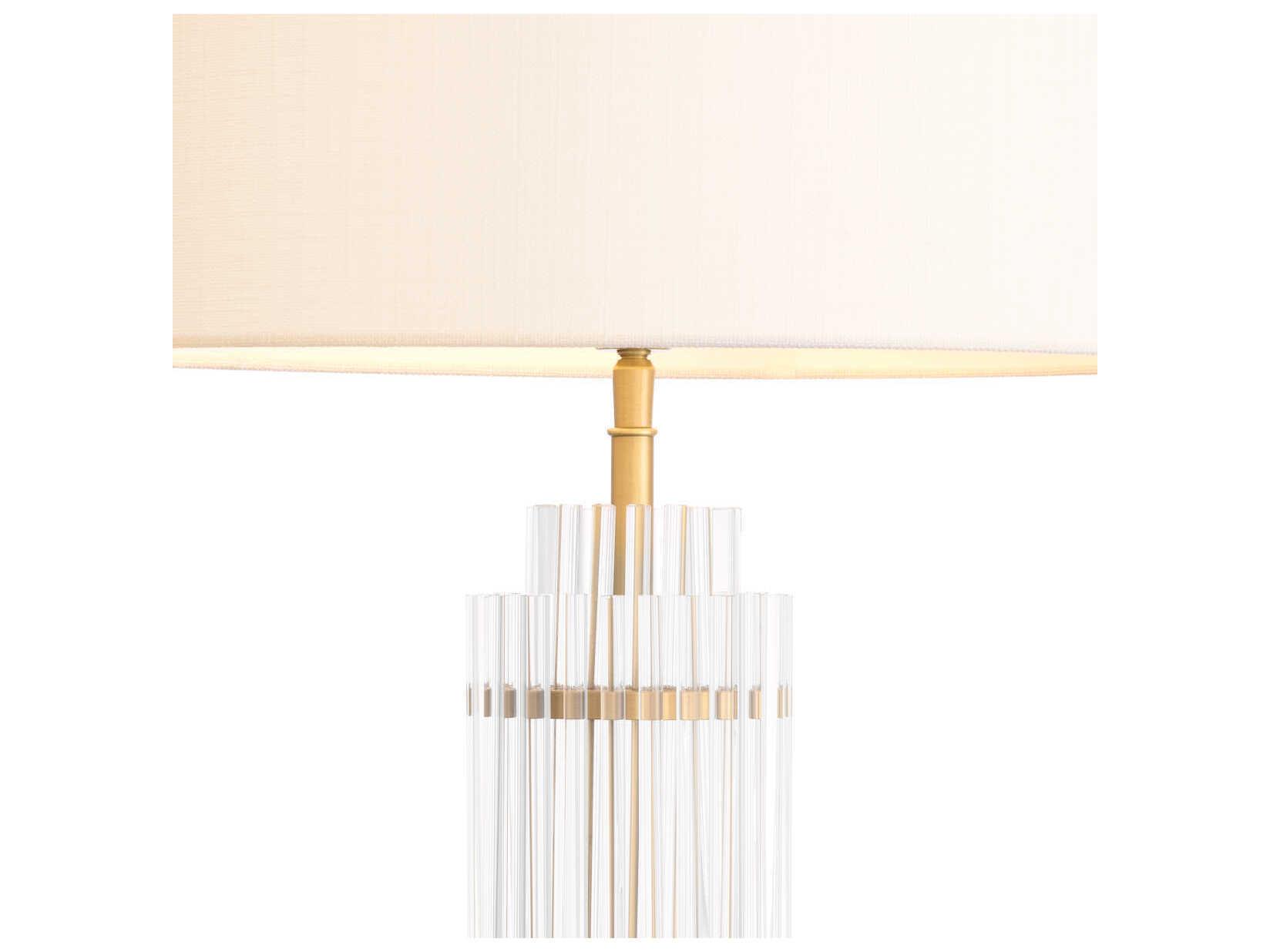 Eichholtz East Antique Brass Incl Shade Table Lamp