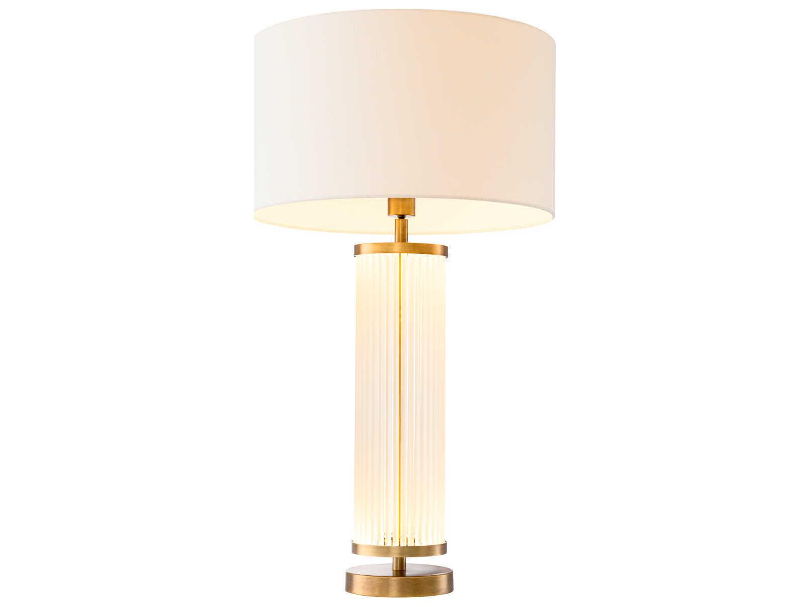 Eichholtz Thibaud Antique Brass Incl Shade Table Lamp