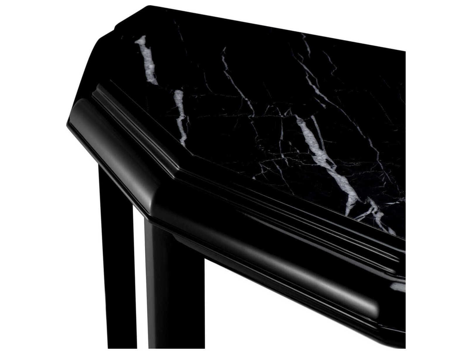 Eichholtz Javier Waxed Black Console Table