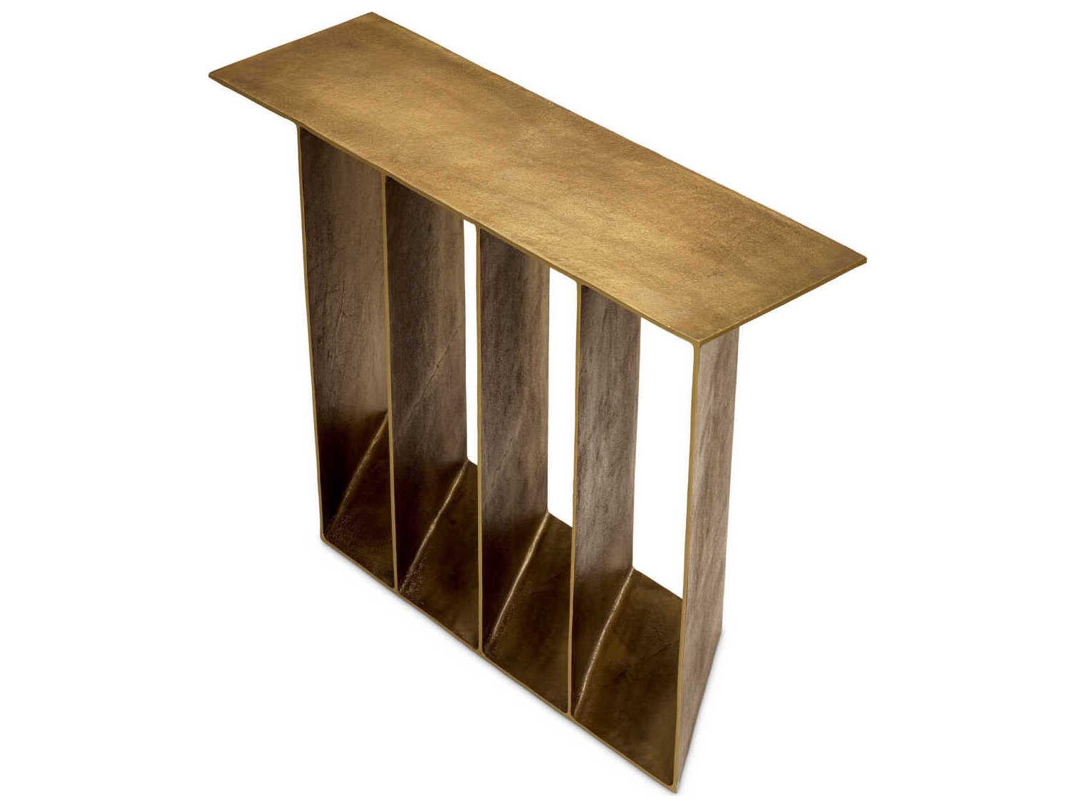 Eichholtz San Vito Vintage Brass Console Table