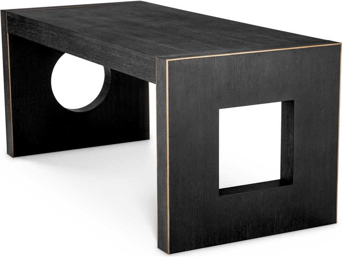 Eichholtz Rovigo Charcoal Grey Oak Veneer Desk