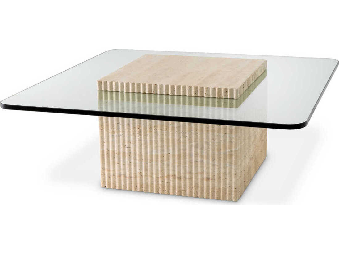 Eichholtz Brindisi Travertine Coffee Table