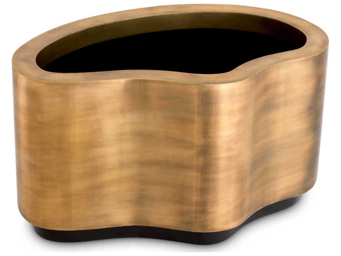 Eichholtz Monza Vintage Brass Planter