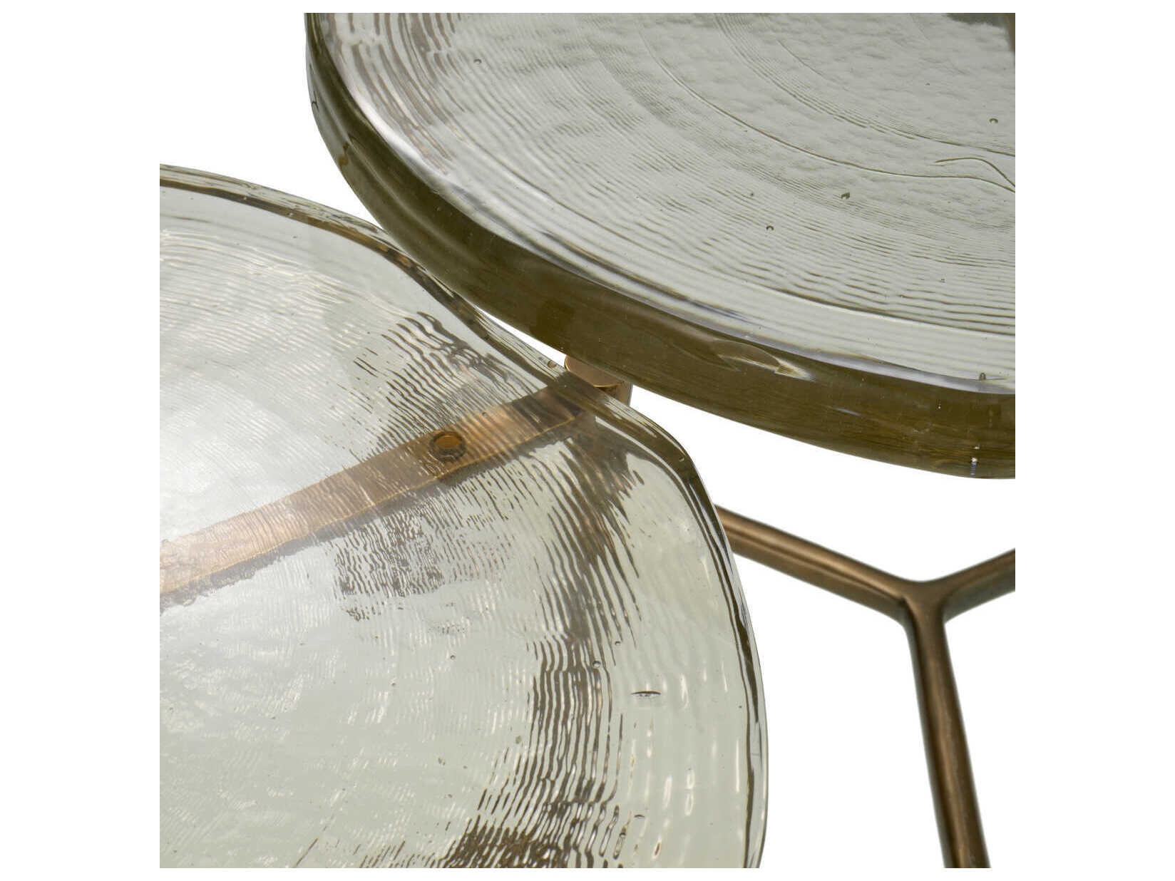 Eichholtz Baldovini Handmade Glass Set of 3 Coffee Table