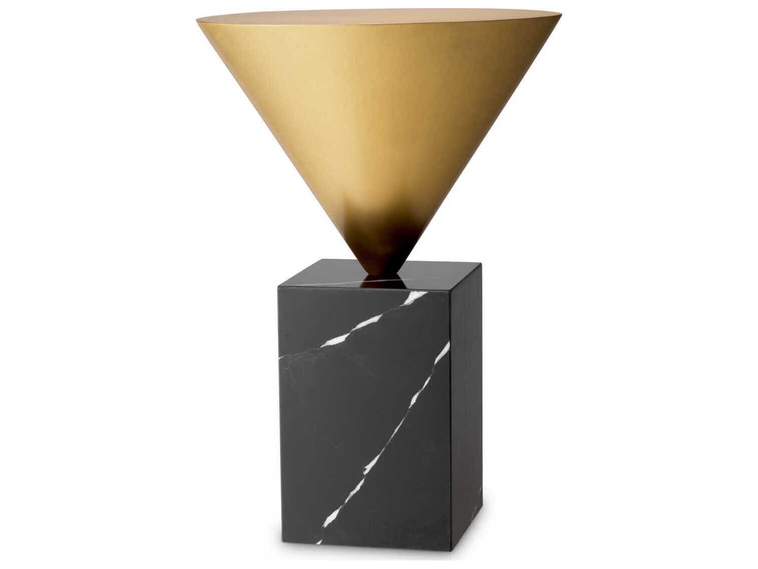 Eichholtz Nota Black Marble Side Table