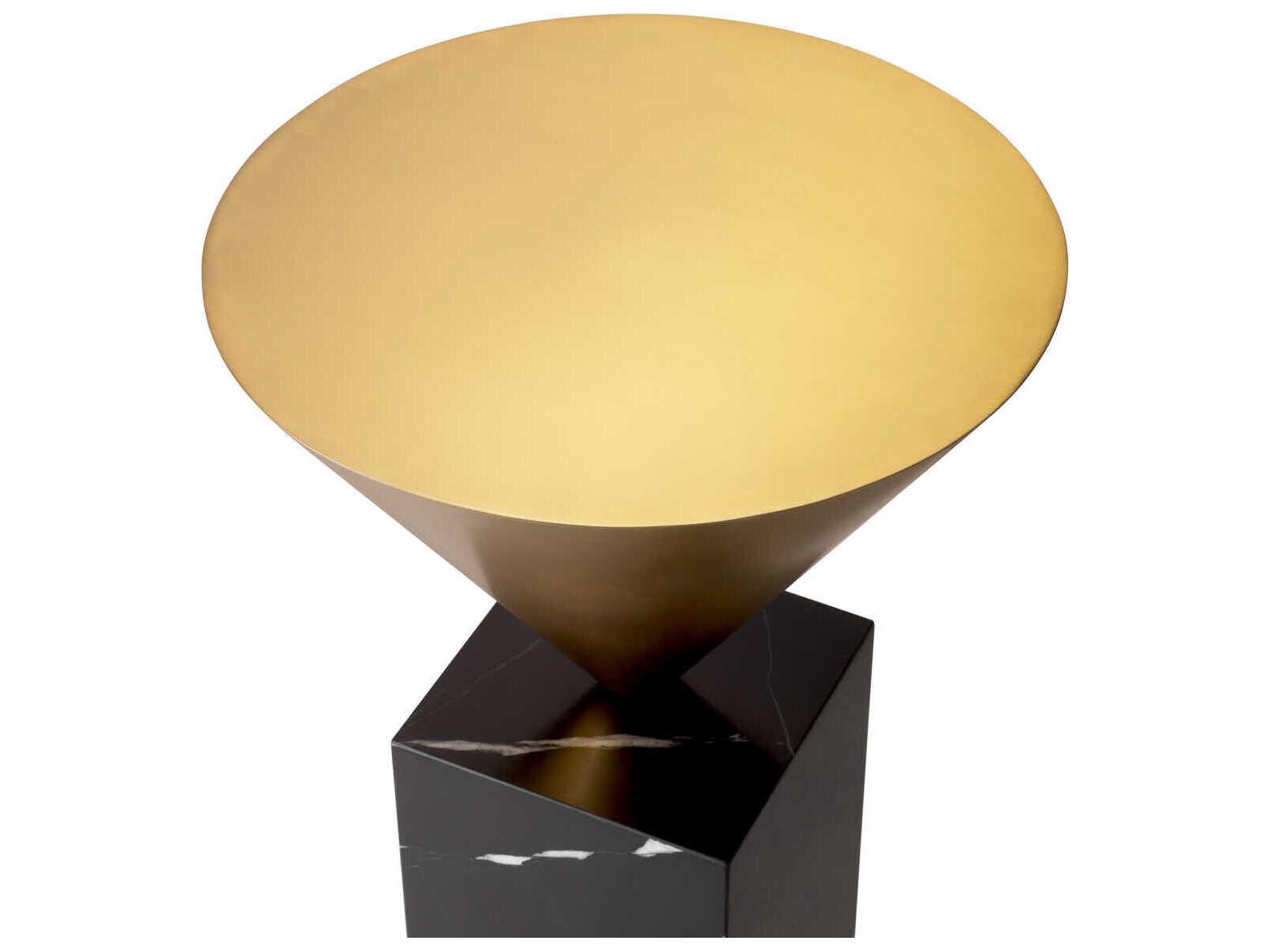 Eichholtz Nota Black Marble Side Table