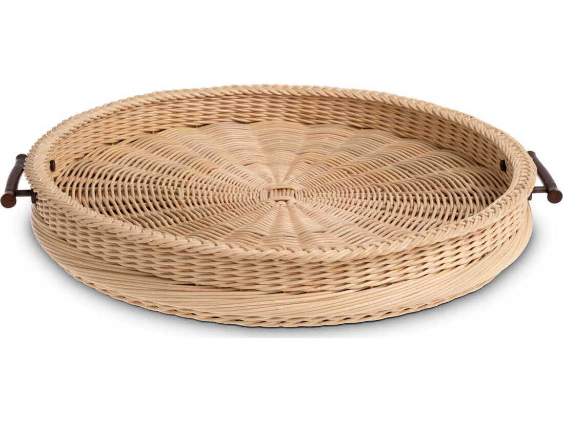 Eichholtz Vimini S Natural Rattan Tray