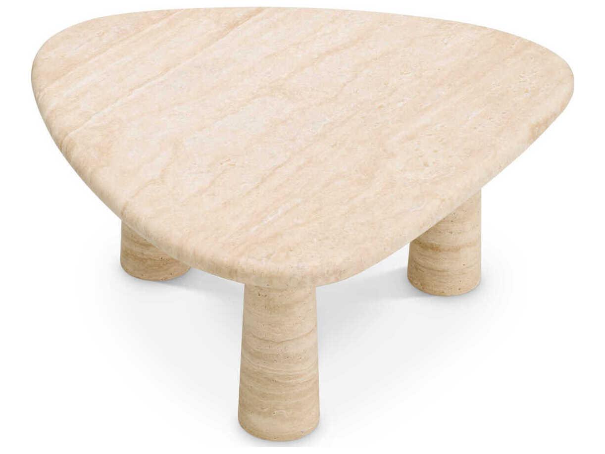 Eichholtz Larino L Travertine Side Table