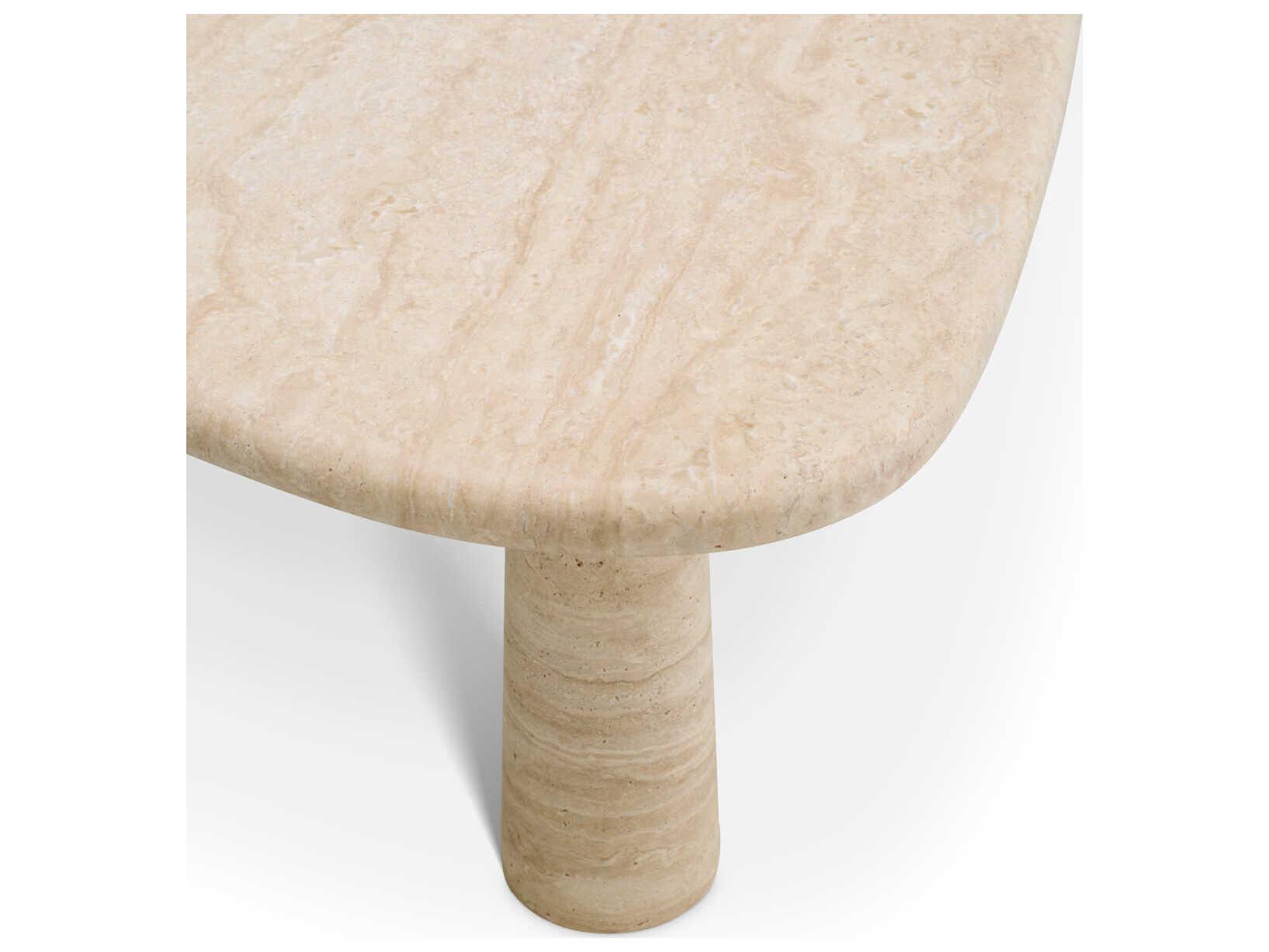 Eichholtz Larino L Travertine Side Table