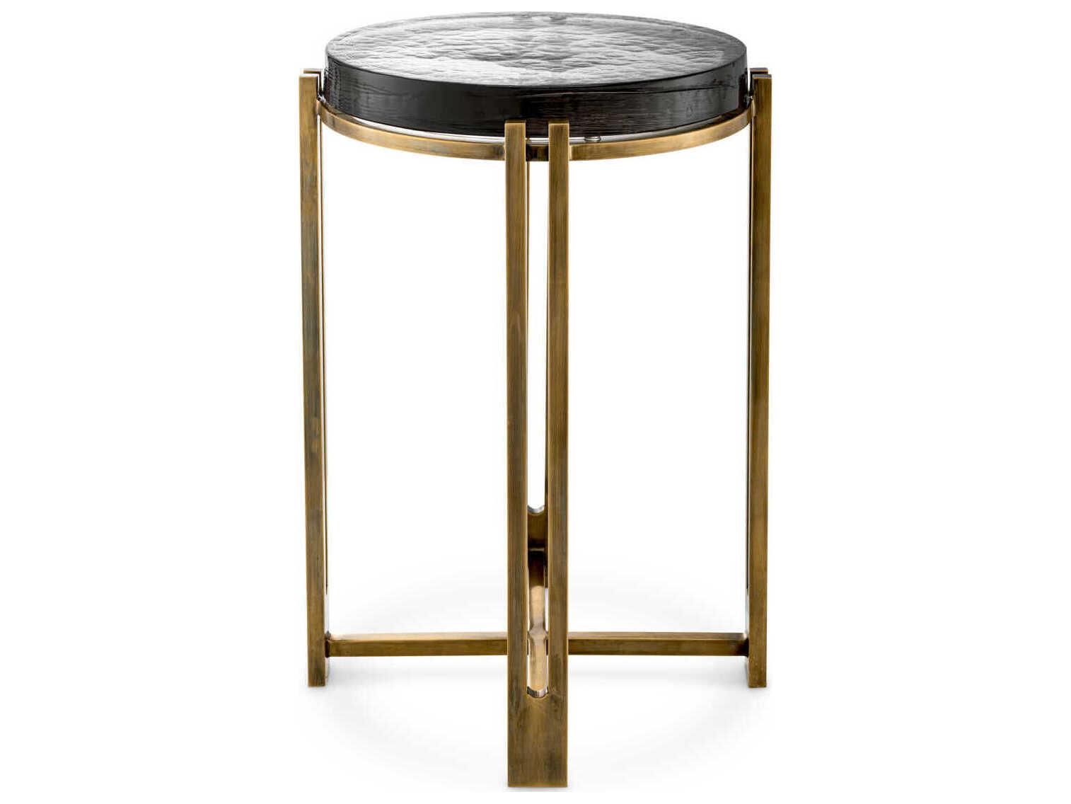 Eichholtz Claremont Vintage Brass Side Table