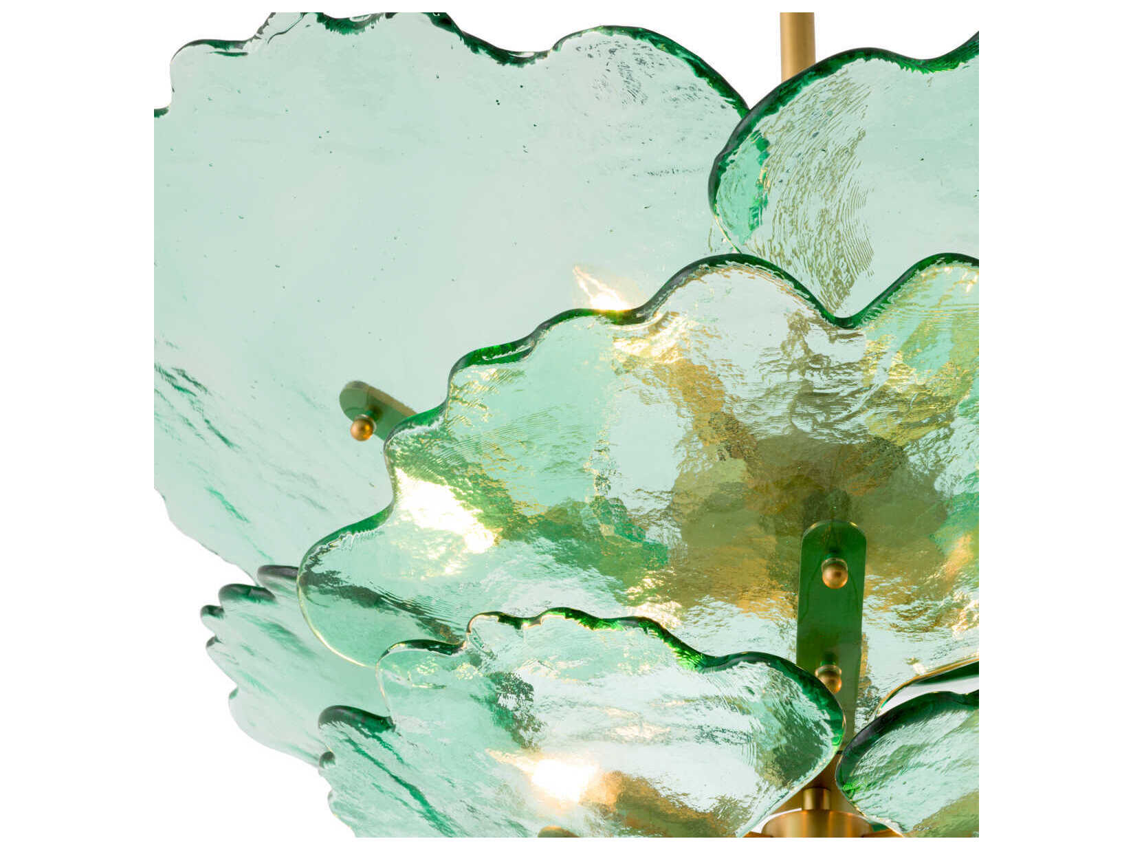 Eichholtz Florina Green Glass Chandelier