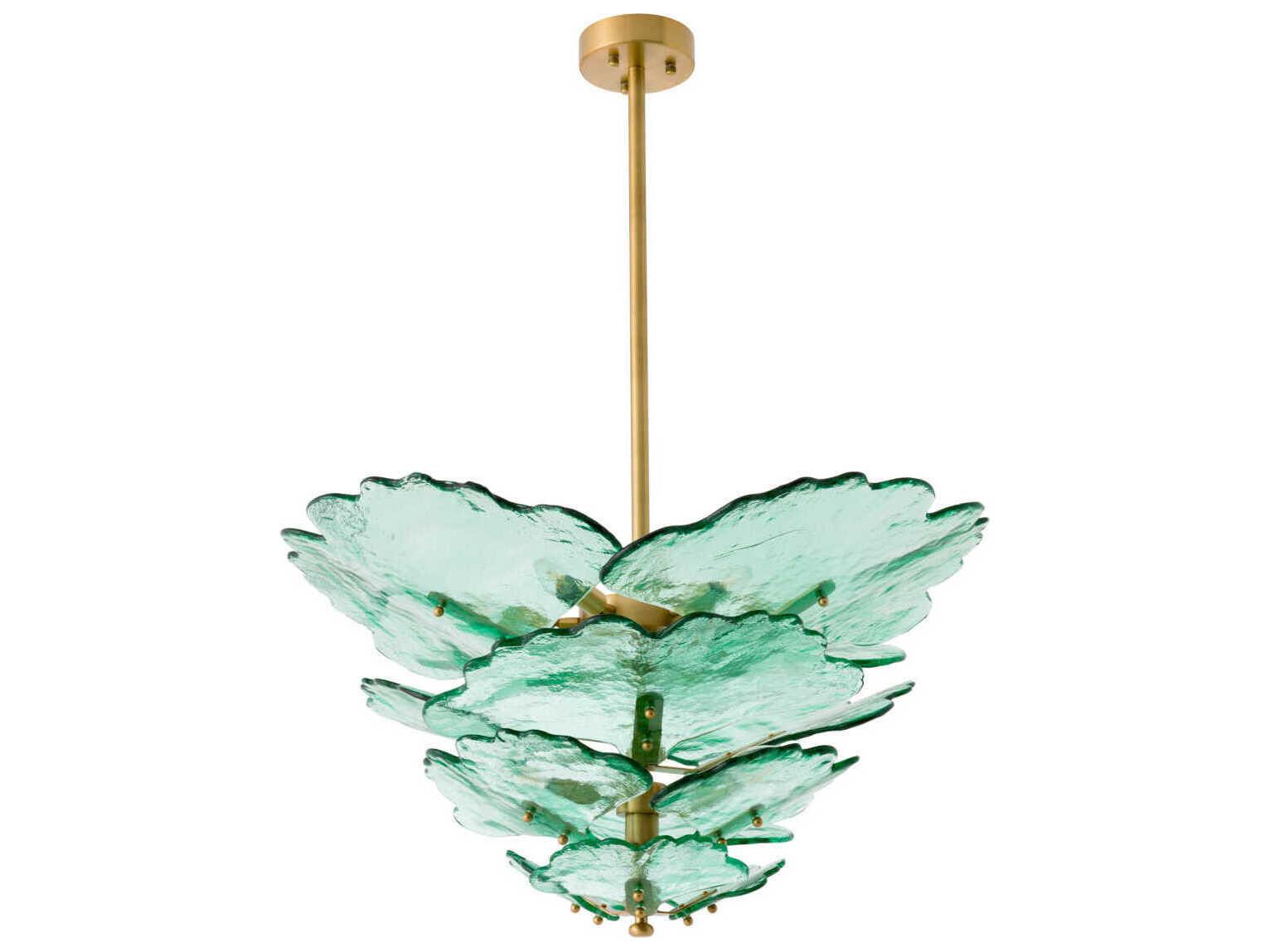 Eichholtz Florina Green Glass Chandelier