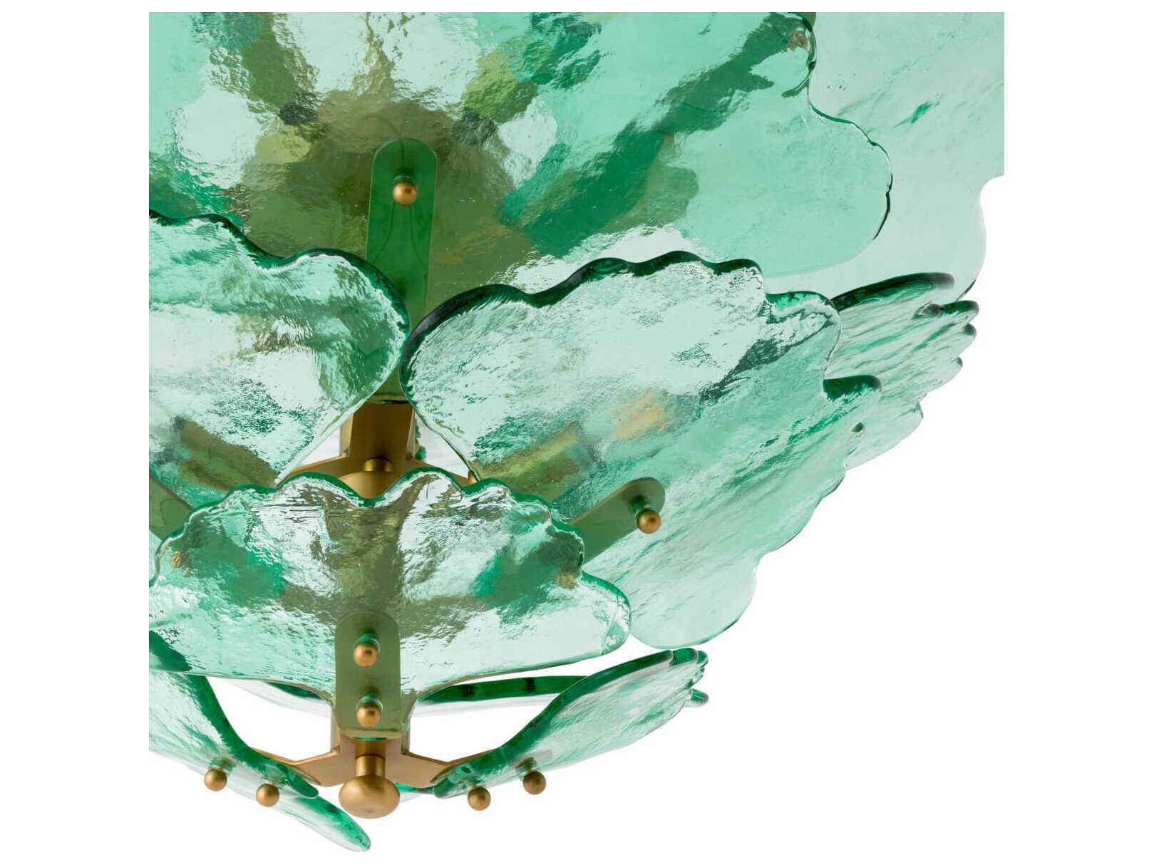 Eichholtz Florina Green Glass Chandelier