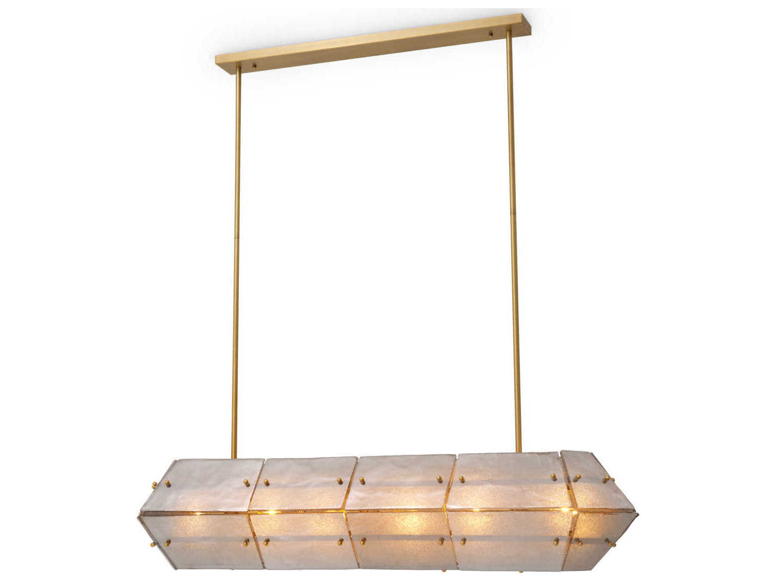 Eichholtz Ferrucci Antique Brass Chandelier