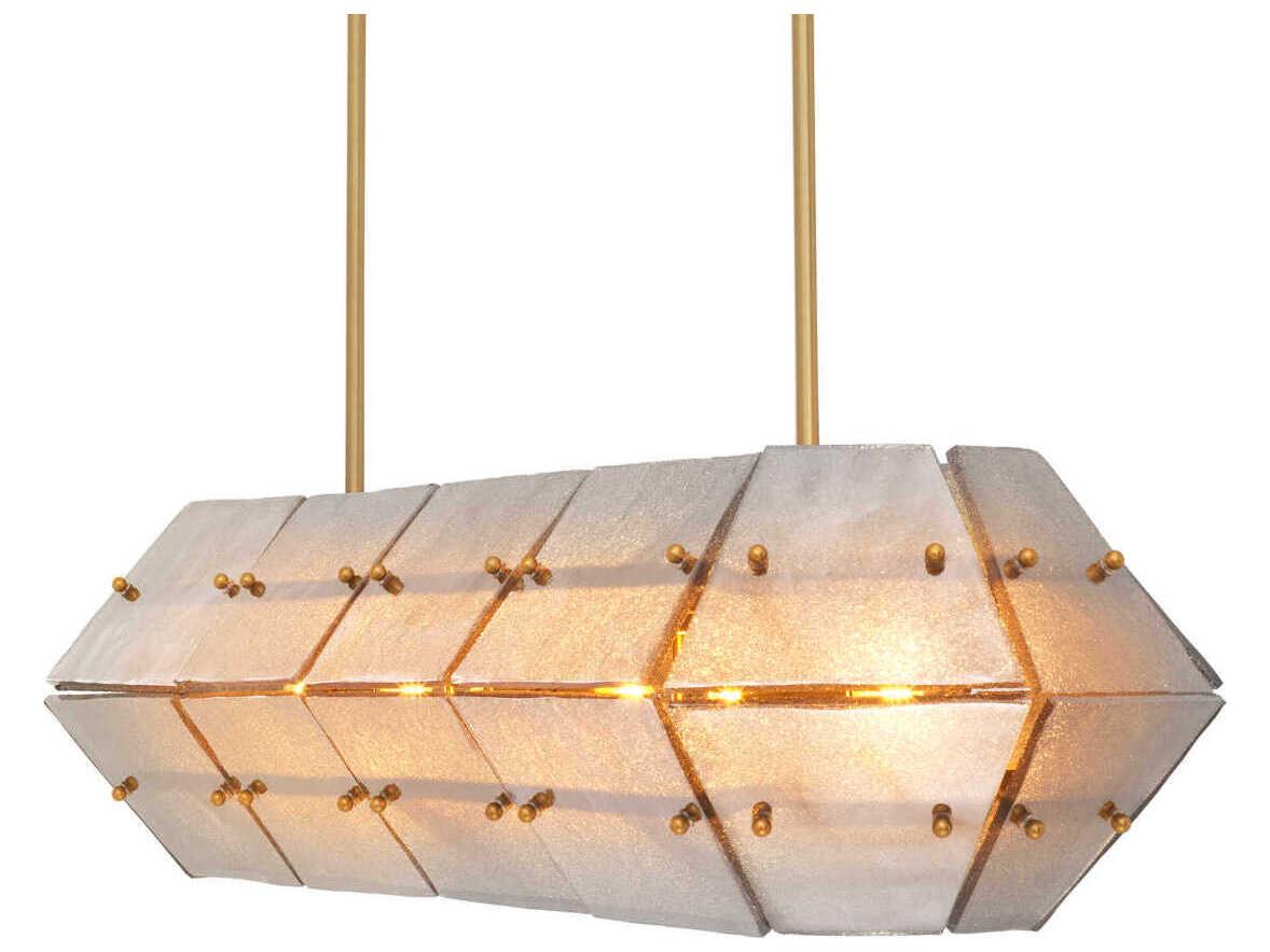 Eichholtz Ferrucci Antique Brass Chandelier