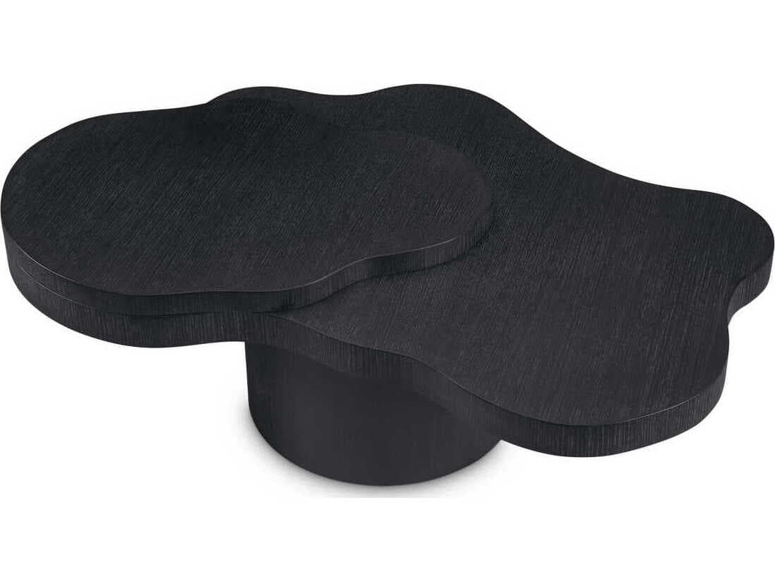 Eichholtz Cesareo Charcoal Grey Oak Veneer Coffee Table