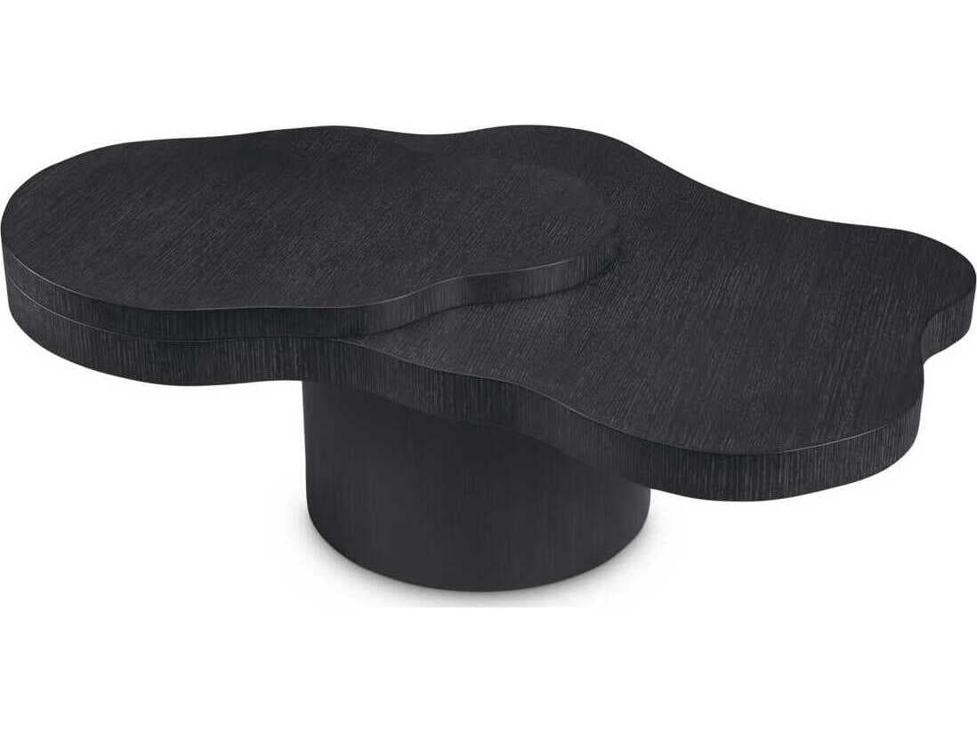 Eichholtz Cesareo Charcoal Grey Oak Veneer Coffee Table