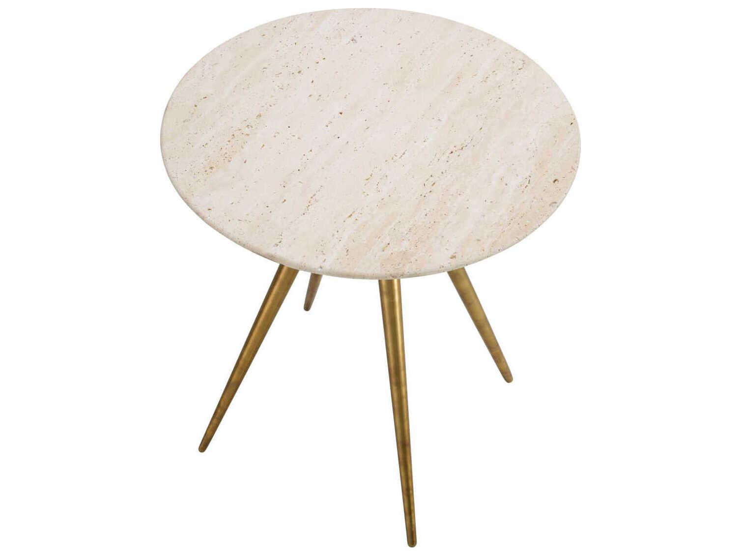 Eichholtz Ranco Travertine Side Table