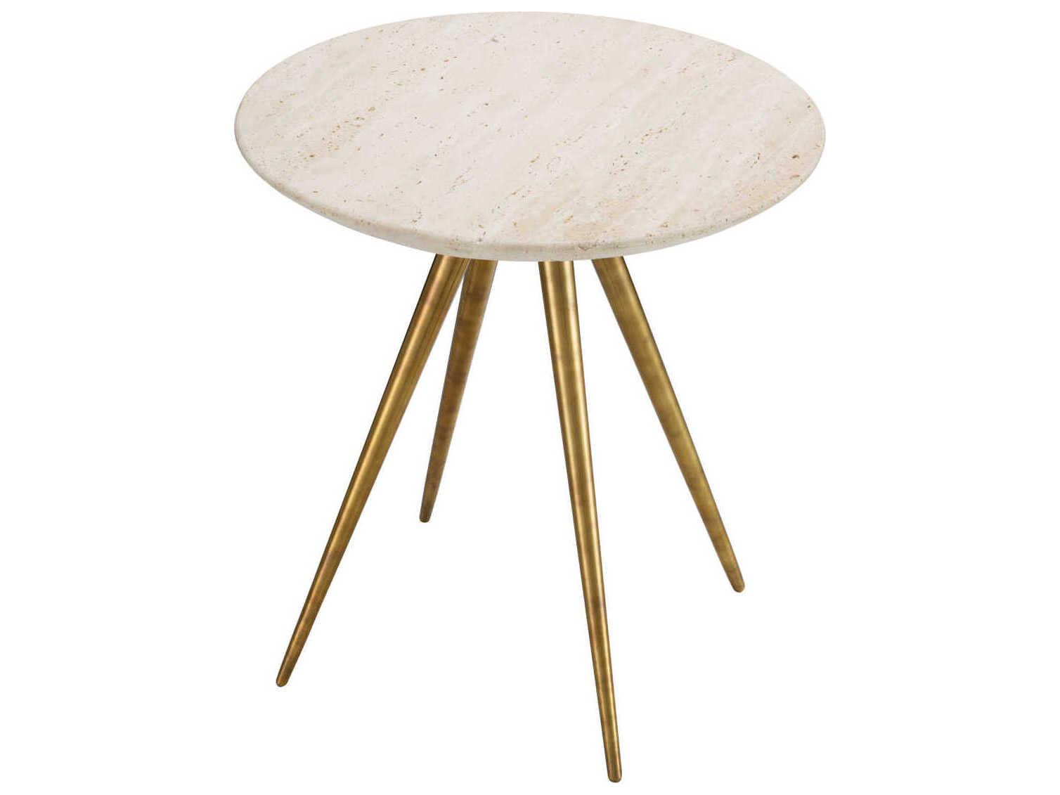 Eichholtz Ranco Travertine Side Table