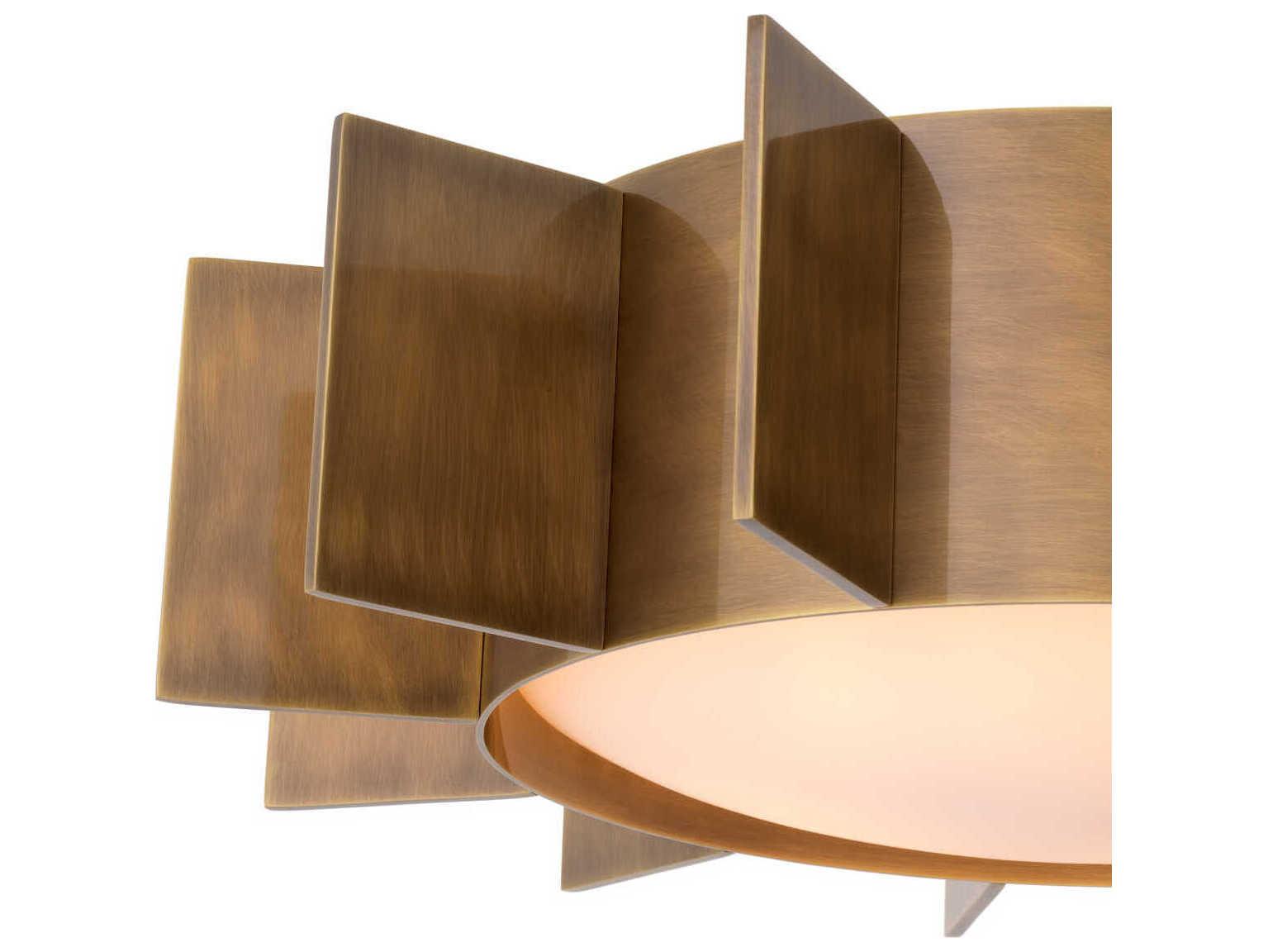 Eichholtz Mario Lamp Vintage Brass Ceiling