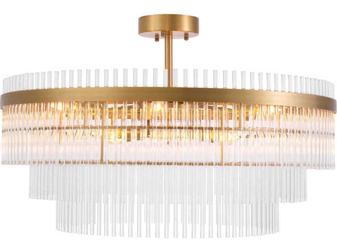 Eichholtz East Antique Brass Ceiling Lamp