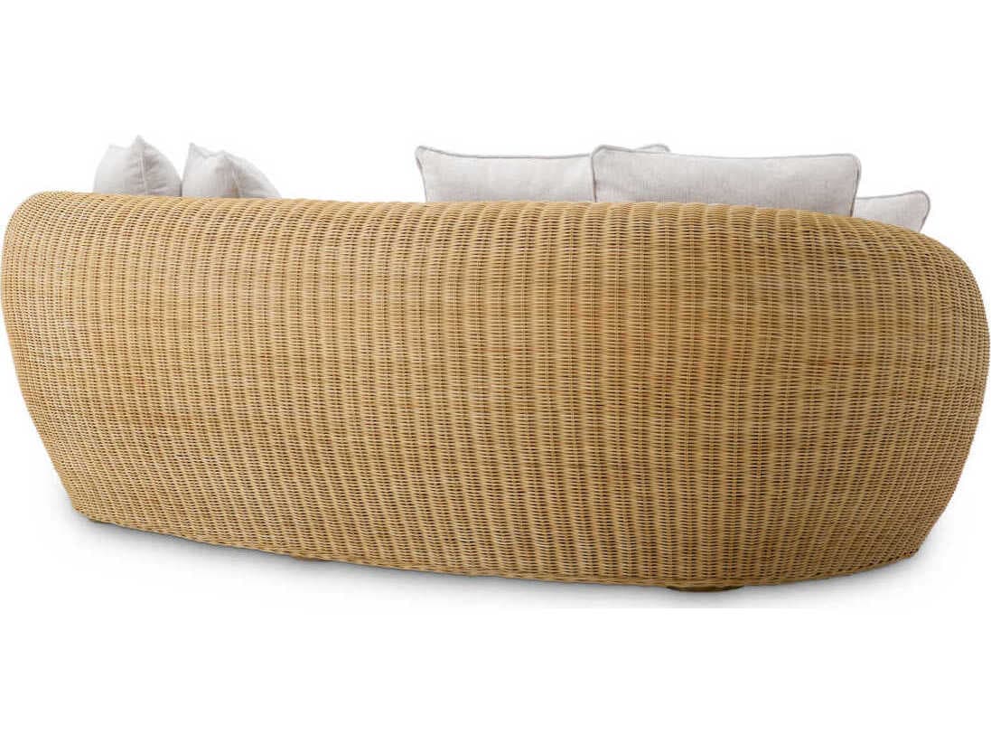 Eichholtz Rafael Natural Rattan Sentier Cream Sofa