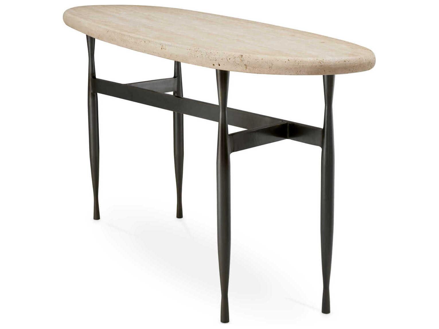 Eichholtz Palermo Travertine Console Table