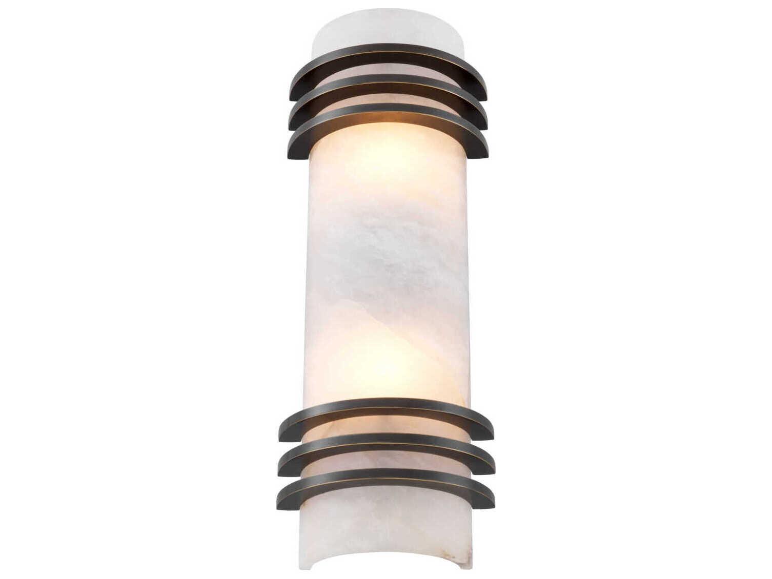 Eichholtz Premuda Bronze Alabaster Wall Lamp