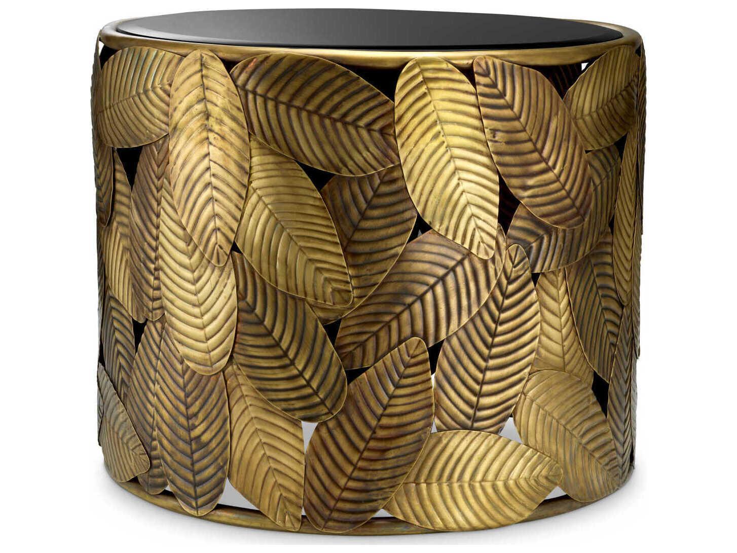 Eichholtz Botanico Vintage Brass Side Table