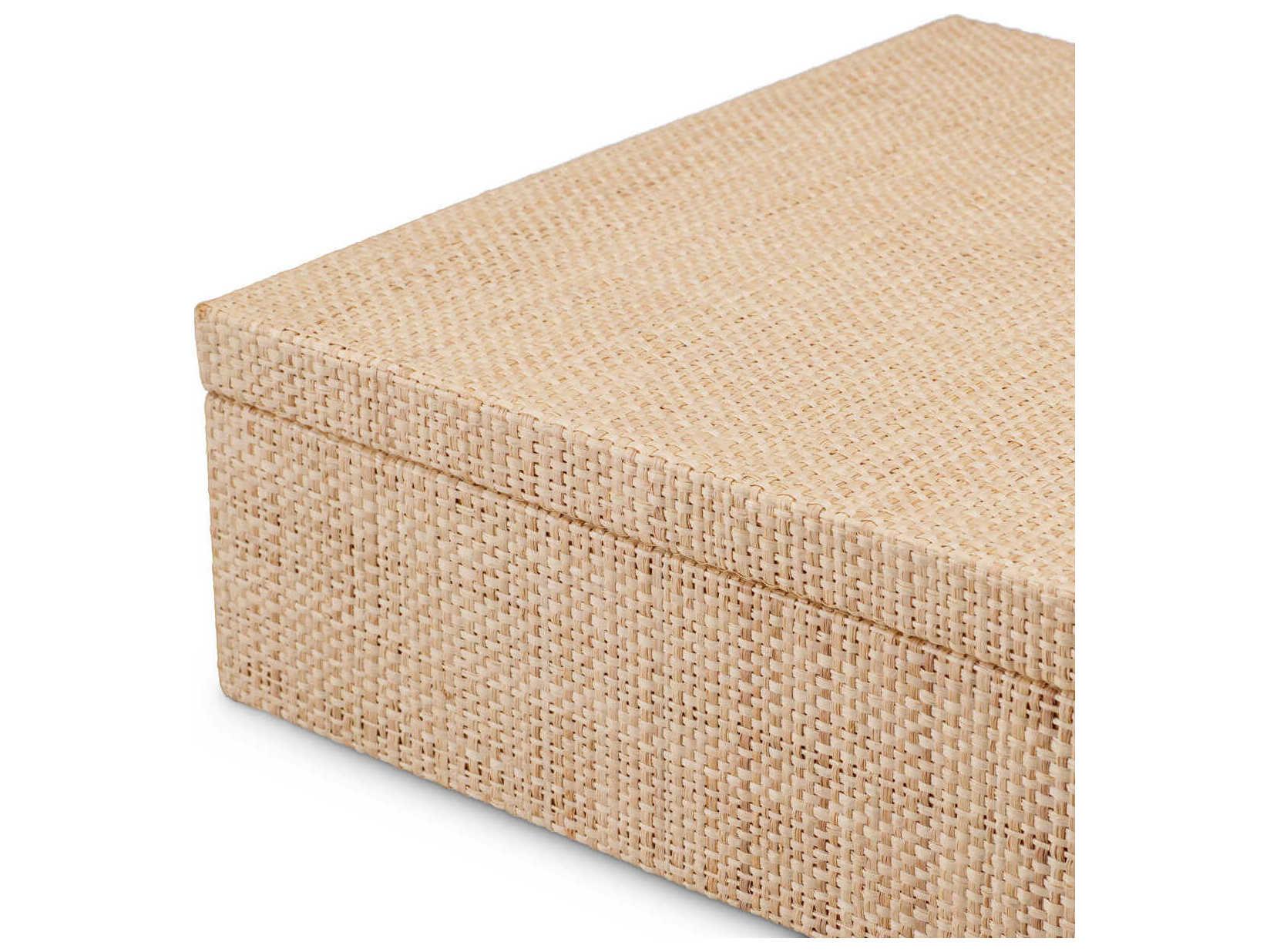 Eichholtz Cadiz L Natural Raffia Box