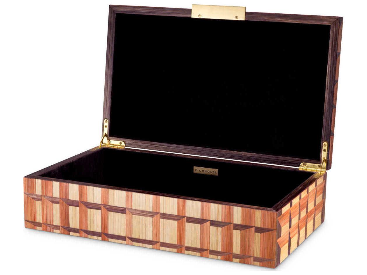 Eichholtz Murcia Straw Marquetry Box