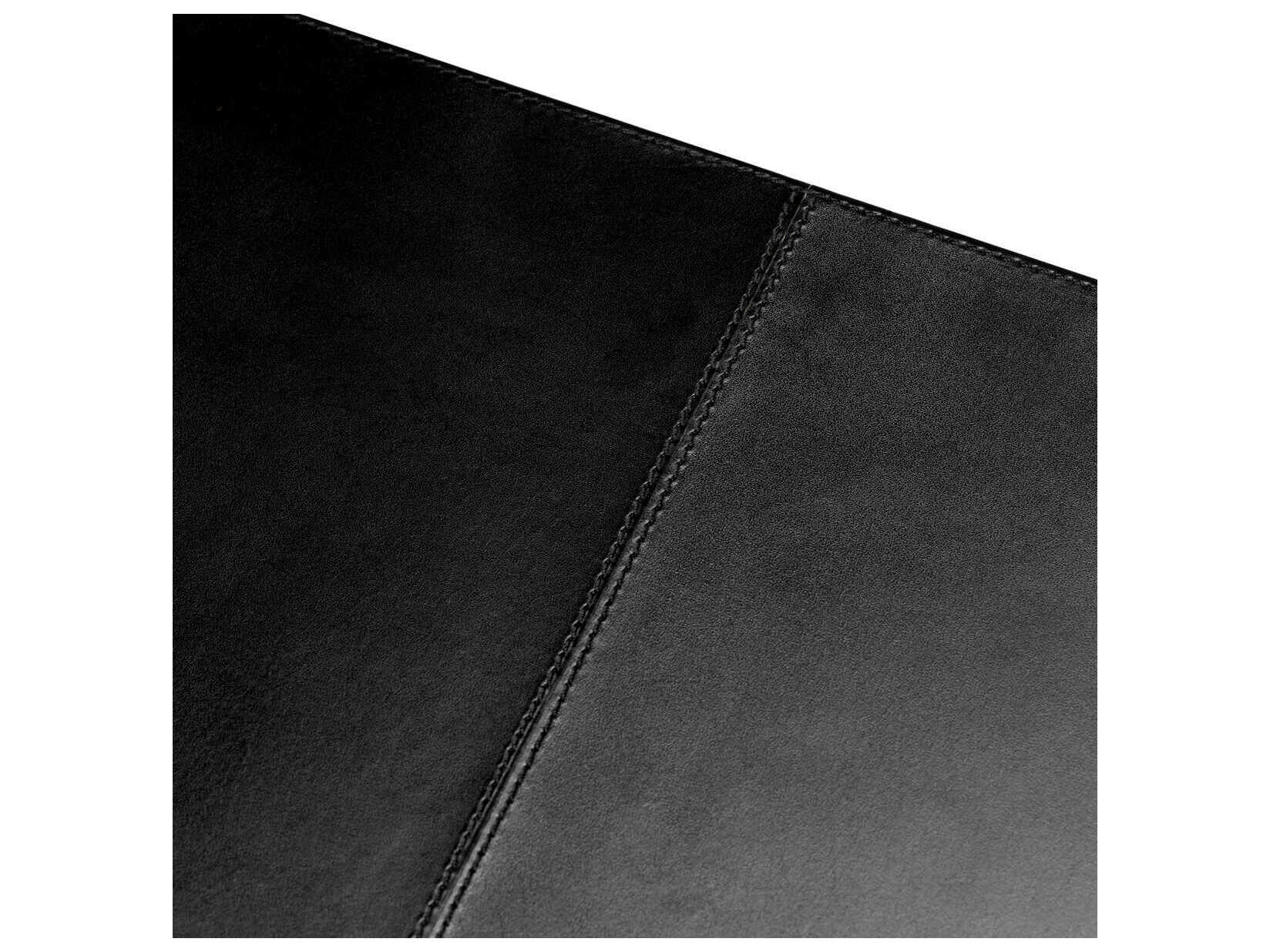 Eichholtz Blotter Scaleo Croco Embossed Black Leather Desk