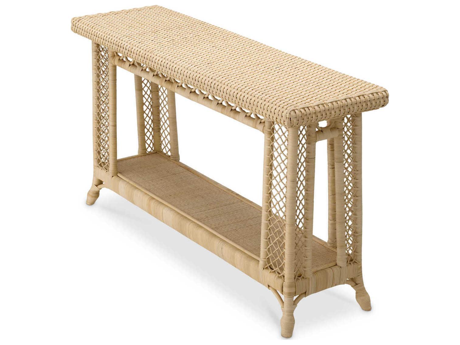 Eichholtz Saba Natural Rattan Console Table