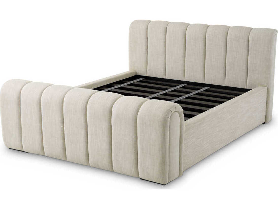 Eichholtz Kayden King Size Albury Beige Bed Frame